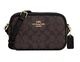 Сумка женская Coach Mini Jamie Camera Bag In Signature Canvas Gold/Brown/Black - изображение 1