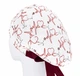 Медицинская шапочка женская HeadwearUniverse универсальная принт Кардиограмма стетоскоп - изображение 2