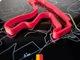 Об'ємна Рамка з 3D Трасою Circuit de Spa-Francorchamps / Stavelot, Belgium / Спа-Франкоршам в Масштабі 1:40 000 Red Matte / F1 Frame 32x23x3 - зображення 2