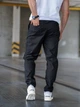 Штаны мужские из хлопка демисезонные Teamv casual sport Черные L - изображение 3