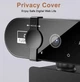 Веб-камера 4K 3840×2160 Автофокус, Микрофон, Plug and Play USB со шторкой безопасности - изображение 5