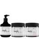 Набор для стимуляции роста и сияния волос Deeply: Шампунь стимулирующий Deeply Anti Hair Loss Shampoo 250мл + Глянцевая маска Deeply Gloss Finishing Mask 300мл + Скраб для кожи головы Deeply Scalp Scrub With Apricot Kernel 300мл - изображение 1