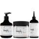 Набор для увлажнения и сияния волос Deeply: Увлажняющий шампунь Deeply Hydrating Shampoo 250мл + Глянцевая маска Deeply Gloss Finishing Mask 300мл + Пилинг для кожи головы Deeply Refreshing Scalp Peeling 200мл - изображение 1