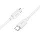 Дата кабель Hoco X96 Hyper Type-C to Type-C 60W (1m) White - изображение 3