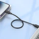 Дата кабель Hoco X96 Hyper Type-C to Lightning 20W (0.25m) Black - изображение 4