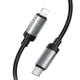 Дата-кабель Hoco X117 Star Type-C to Lightning 27W (1m) Black - зображення 2