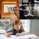 Доска-ночник светодиодная 3D DIY Lamp от USB акриловая для рисования с фломастерами - изображение 4