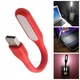 Гнучка світлодіодна міні Usb Led лампа для ноутбука Червоний - зображення 3