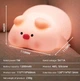Світильник Акумуляторний Pig Sleep Нічник Бездротовий Силіконовий Свинка - зображення 2