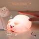 Світильник Акумуляторний Pig Sleep Нічник Бездротовий Силіконовий Свинка - зображення 4