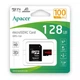 Карта памяті Apacer microSD 128GB C10 UHS-I R100MB/s + SD (AP128GMCSX10UB-R) - зображення 2