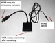 Конвертер перехідник з HDMI в VGA звук адаптер перетворювач відеосигналу - зображення 1