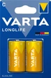 Батарейка Varta Longlife лужна C(LR14) блістер, 2шт (647963) - зображення 1