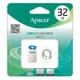 Накопичувач Apacer 32GB USB 2.0 Type-A AH111 Срібний/Синій (AP32GAH111U-1) - изображение 2