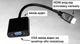 Конвертер переходник из HDMI в VGA Звук Питание адаптер преобразователь видеосигнала - изображение 6
