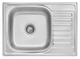 Кухонна мийка KRONER (KRP) Satin-6950 D0.8T180 - зображення 1