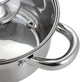 Каструля Ofenbach Casserole з нержавіючої сталі 1100мл зі скляною кришкою - изображение 3