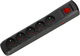 Listwa przeciwprzepięciowa Armac R5 5 gniazd 1.5 m Black (5904722197589) - obraz 1