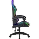 Крісло ігрове Defender Energy, Клас 4, 50мм, PU, RGB, чорне - зображення 3
