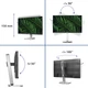 TFT 27" Philips 27B2G5500, QHD IPS,100Hz, 2xHDMI, DP, USB-hub, HAS, Pivot, кол., сріблясто-сірий - изображение 8