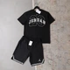 Костюм чоловічий шорти та футболка Jordan XXL чорний - зображення 1