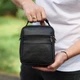 Чоловіча сумка-барсетка шкіряна чорна Tiding Bag 32051 - зображення 4