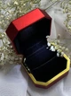 Коробочка для кольца с подсветкой Classic, красная - Футляр шкатулка квадратной формы для предложения или свадьбы (601094) - изображение 2