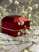 Коробочка для кольца с подсветкой Classic, красная - Футляр шкатулка квадратной формы для предложения или свадьбы (601094) - изображение 5