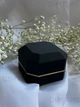 Коробочка для кольца с подсветкой Classic, черная - Футляр шкатулка квадратной формы для предложения или свадьбы (601024) - изображение 5