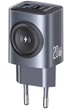 Универсальное Быстрое Зарядное устройство USB Type-C Gan PD + QC3.0 Блок питания для телефона + беспроводная зарядка для смарт часов Apple Watch iWatch ноутбуку USAMS CC293 для iPhone - изображение 1