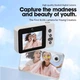 Цифровой фотоаппарат Benjie X60 1080P 32GB 2.4" 48мп камера белый - изображение 2