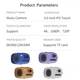 Цифровой фотоаппарат Benjie Y21 4K Bluetooth сенсорный 32GB 3.0" 64мп камера синий - изображение 5