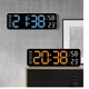 Часы Deepfox DS-5503 LED цифровые электронные настольные Будильник Дата Температура Влажность 22.8х7.5см оранжевый/белый - изображение 2