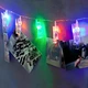 Світлодіодна гірлянда з прищіпками для фото RESTEQ 20 LED/3 м — гірлянда-прищіпки для фотографій, малюнків та декору з кольоровим - зображення 2