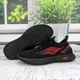 Кроссовки подростковые текстильные FDEK черные с красным 36р (22,5 см) 5894 - изображение 5