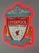Деревянное панно Decart декор для спальни, гостиной, подарок для футбольного фаната Ліверпуль Liverpool с часами без подсветки 60х83 см - изображение 5