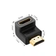 Адаптер UGREEN HD112 HDMI Male to Female Angled Adapter-Down Black (20109) - изображение 5