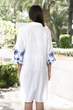 Туника рубашка с карманами AnastaSea 2183 A-1C 50(XXL) Синий-Белый - изображение 3