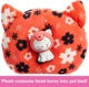 Лялька Барбі Челсі Кошеня у костюмі червоної панди Barbie Cutie Reveal Chelsea Kitten as Red Panda - зображення 4