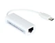 Сетевой адаптер USB-C to RJ-45 Fast Ethernet Lan на проводе 100Mb сетевая карта - изображение 7