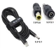 Кабель живлення USB Type-C 100W 5.5×2.1 і перехідник DC 7.9×5.6 Lenovo для заряджання ноутбука від повербанка USB - зображення 1