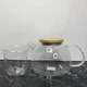 Заварочный чайник Ardesto Midori 1000 мл боросиликатное стекло с бамбуковой крышкой AR3010GF - изображение 2