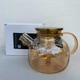 Заварочный чайник 950 мл с металлической крышкой Wilmax Thermo Amber 888810003 - изображение 1