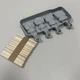 Форма силиконовая для мороженого и конфет с силиконовой крышкой 22х12,5х2,5 см Stenson 4418 серая - изображение 3