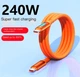 Type C кабель швидка зарядка 240W + дисплей /PD - зображення 3