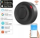Звуковой смарт датчик дыма Wi-Fi 2.4 GHz беспроводной пожарный дымовой детектор для дома / офиса, черный (109893624) - изображение 1