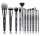 Набор кистей Beili Luxury Black Professional Makeup Brush Set 15 шт - изображение 1