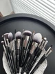 Набор кистей Beili Luxury Black Professional Makeup Brush Set 15 шт - изображение 3