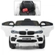 Електромобіль дитячий Bambi JJ2199EBLR-1 BMW X6M EVA колеса, екошкіра, білий - зображення 3
