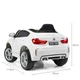 Електромобіль дитячий Bambi JJ2199EBLR-1 BMW X6M EVA колеса, екошкіра, білий - зображення 4